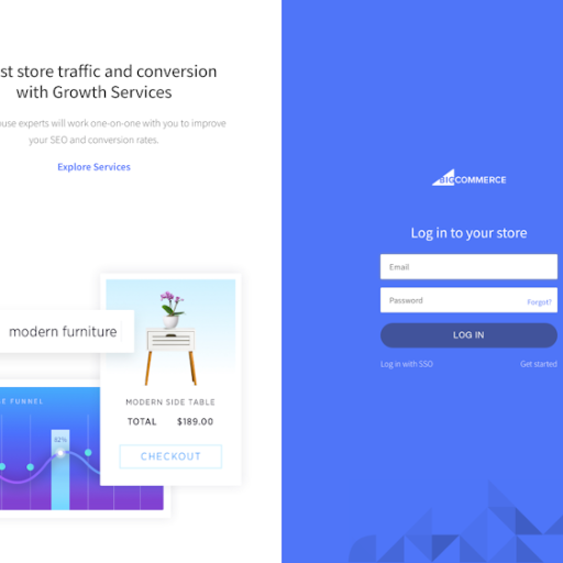Bigcommerce Login Page Design