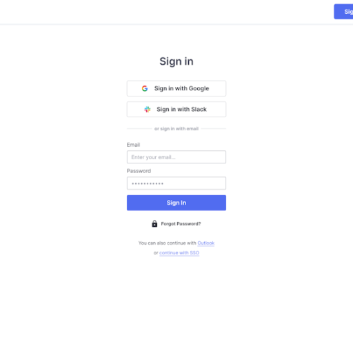 Loom Login Page Design