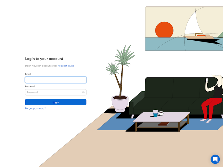 Superpeer Login Page Design