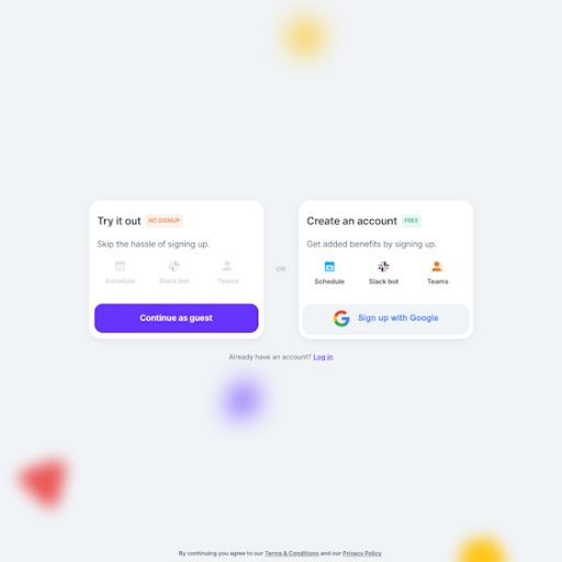 Thursday Login Page Design